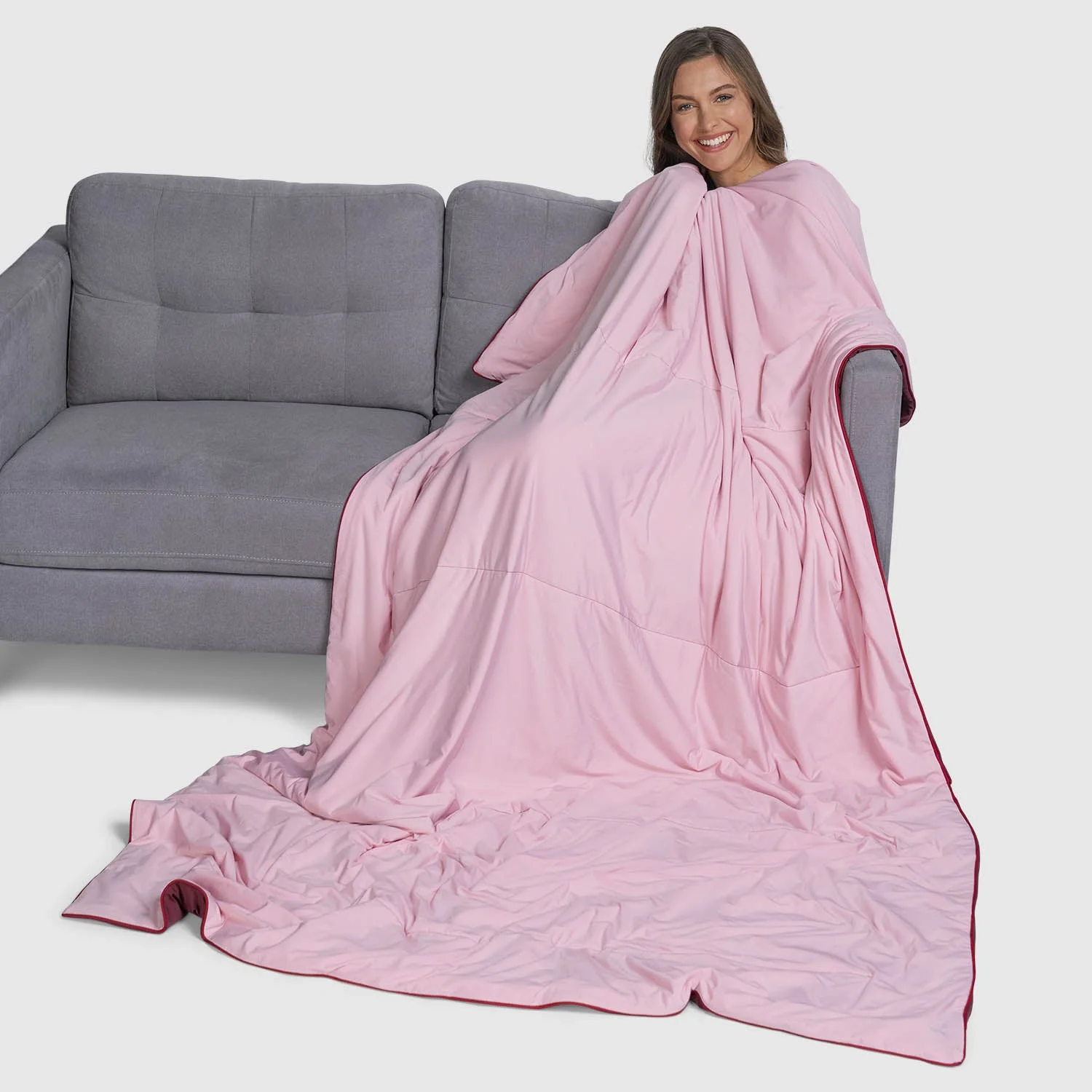 Pink/Burgundy Color Block - Image 3